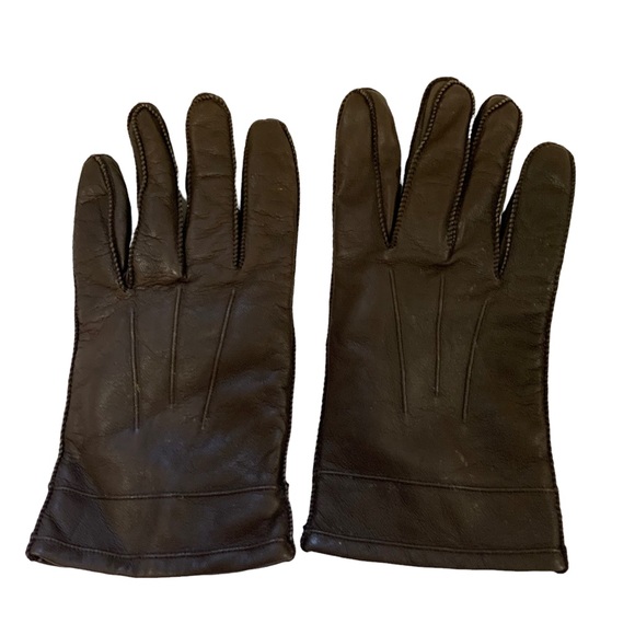 isotoner Other - Isotoner Brown Leather Gloves sz XL